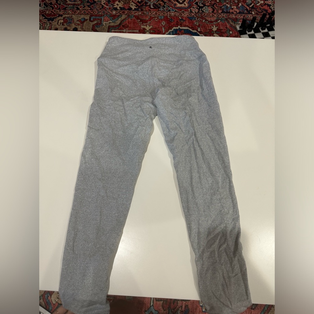 Soft thick gray leggings